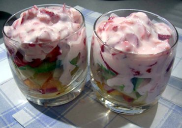 Фруктовый йогуртовый салат